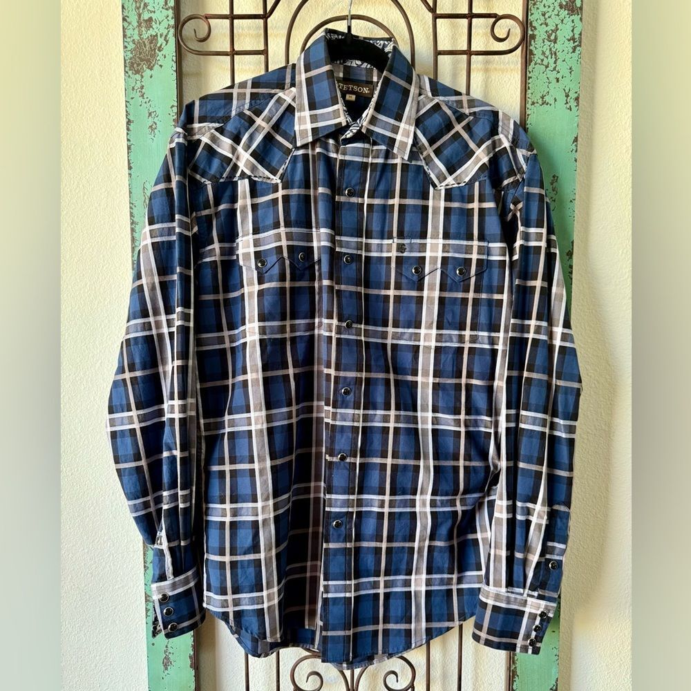 Stetson men's specialty western button down size M